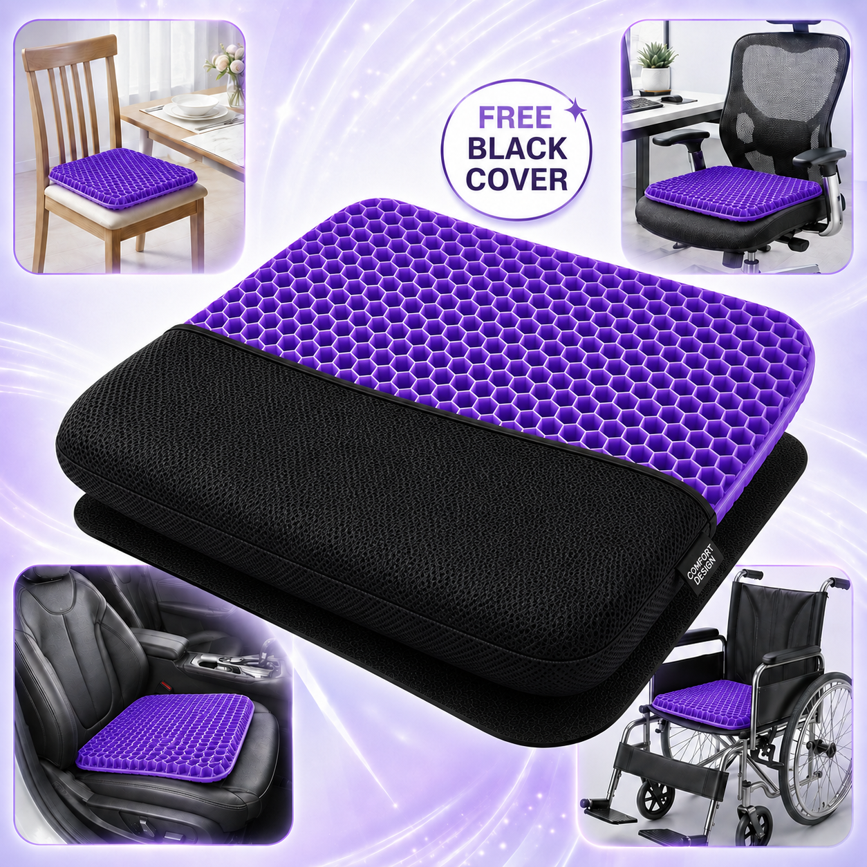 Geluna Cooling Honeycomb Seat CushionZ