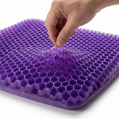 Double-Thick Honeycomb Gel Seat Cushion