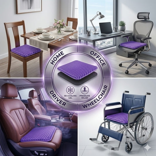 Geluna Cooling Honeycomb Seat Cushion