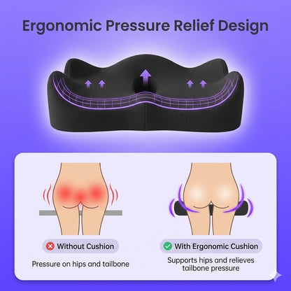 Geluna Memory Foam Seat Cushion