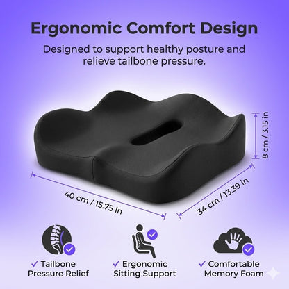 Geluna Memory Foam Seat Cushion