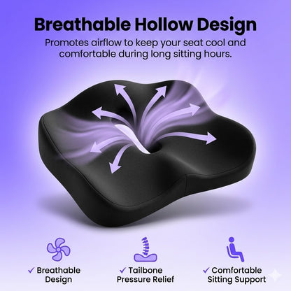 Geluna Memory Foam Seat Cushion